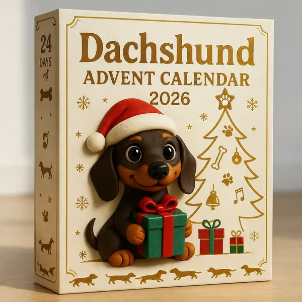 🎄🐾 Taksų Advento kalendorius 2026 metams 🐶✨-LT