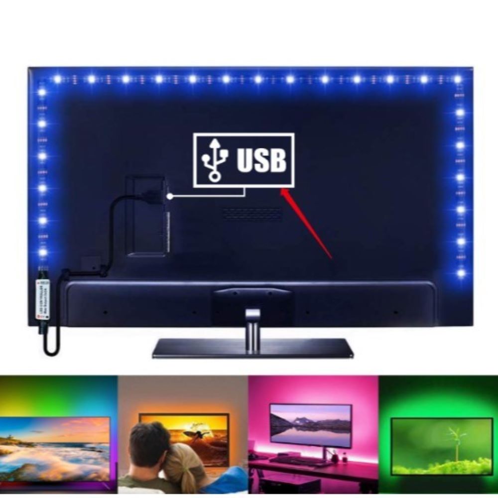 USB LED лента за телевизор