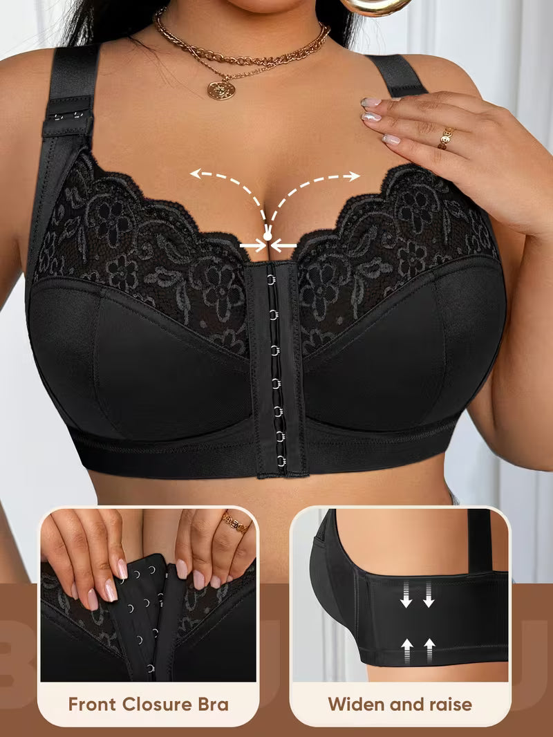 👙TRIUMPH – [4 бр.]🔥50% Дамски сутиен с пълно покритие за жени с големи размери - Сутиени с големи размери с изразителни пропорции