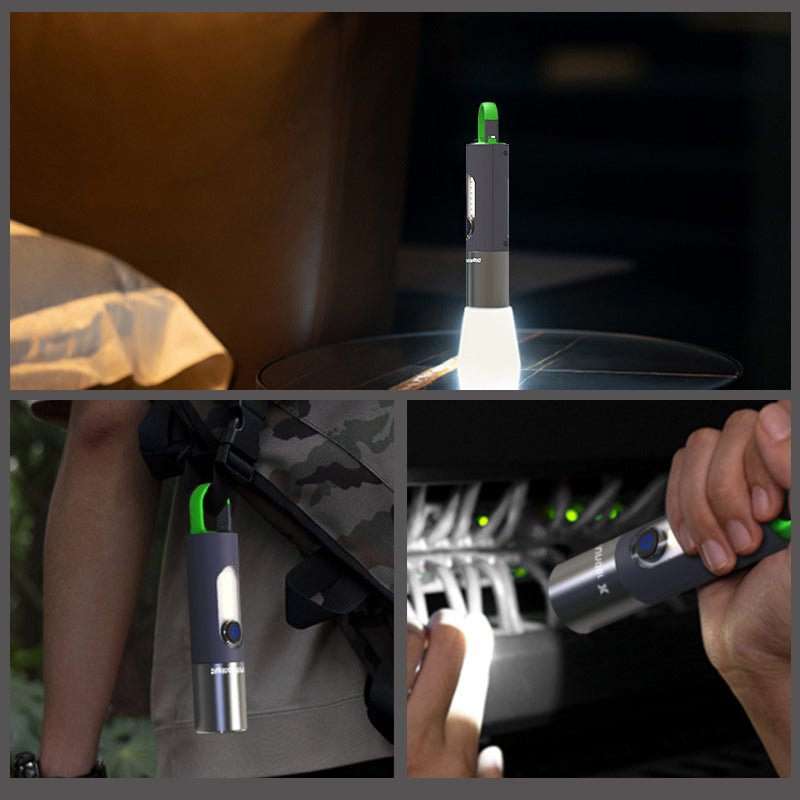 Акумулаторно тактическо лазерно фенерче с LED
