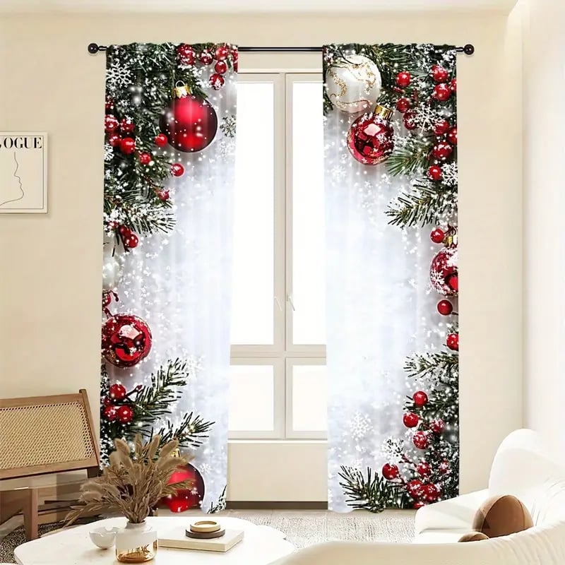 🎅Božična razprodaja 49 % POPUSTA🎄Božične zavese