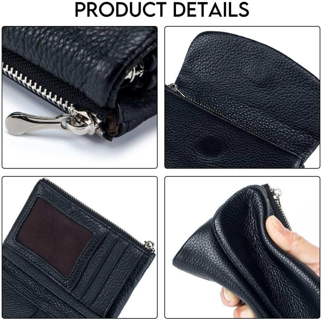 🔥⏰Unisex RFID „Pebble“ piniginė iš natūralios odos🔥-LT