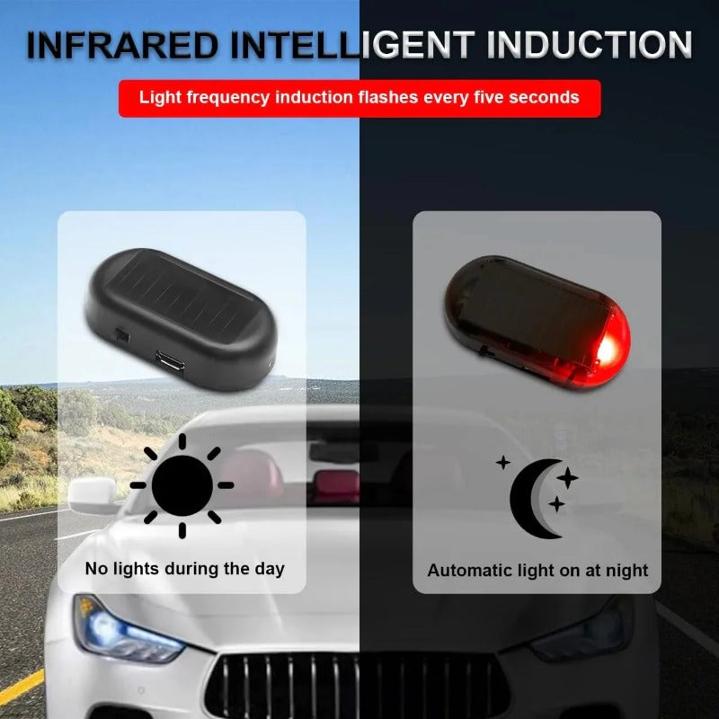 Sončna svetilka za avtomobilski alarm