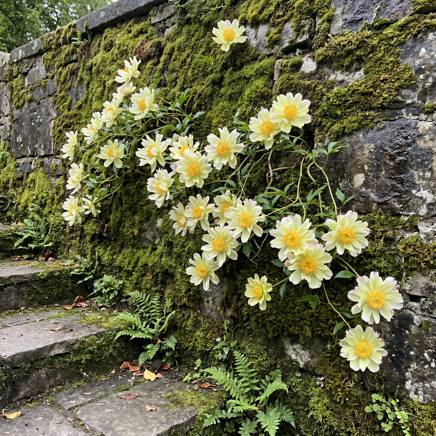 🌸 Redke čebulice plezajočih potonik🪴 Veliki, dvojni cvetovi, zmrzlinsko odporna trajnica, enostavna za gojenje, priljubljena vrtna rastlina
