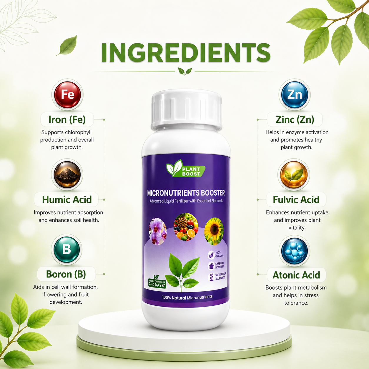 „Plant Boost“ mikroelementų stipriklis-LT