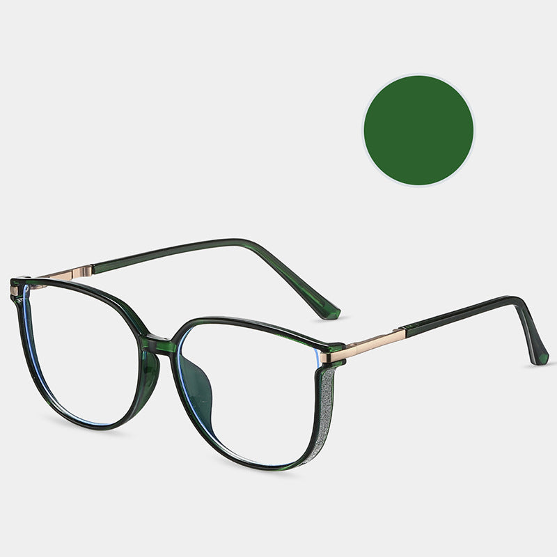✨Modne damskie okulary HD z dużą ramką chroniące przed niebieskim światłem-TAB