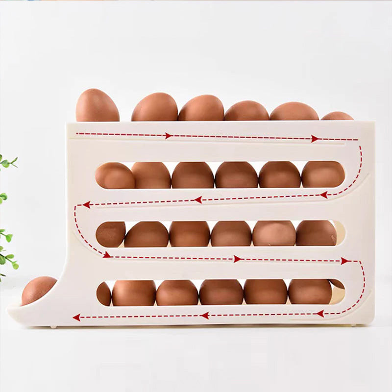 🥚4-етажен накланящ се държач за яйца