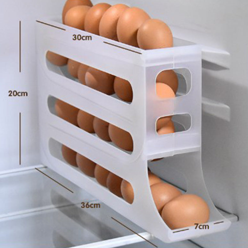 🥚4-етажен накланящ се държач за яйца