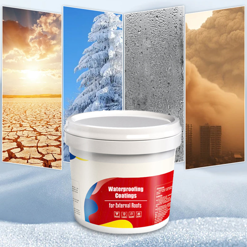 【✨Idealny materiał do hydroizolacji】☔Mocna wodoodporna powłoka odporna na wysokie temperatury