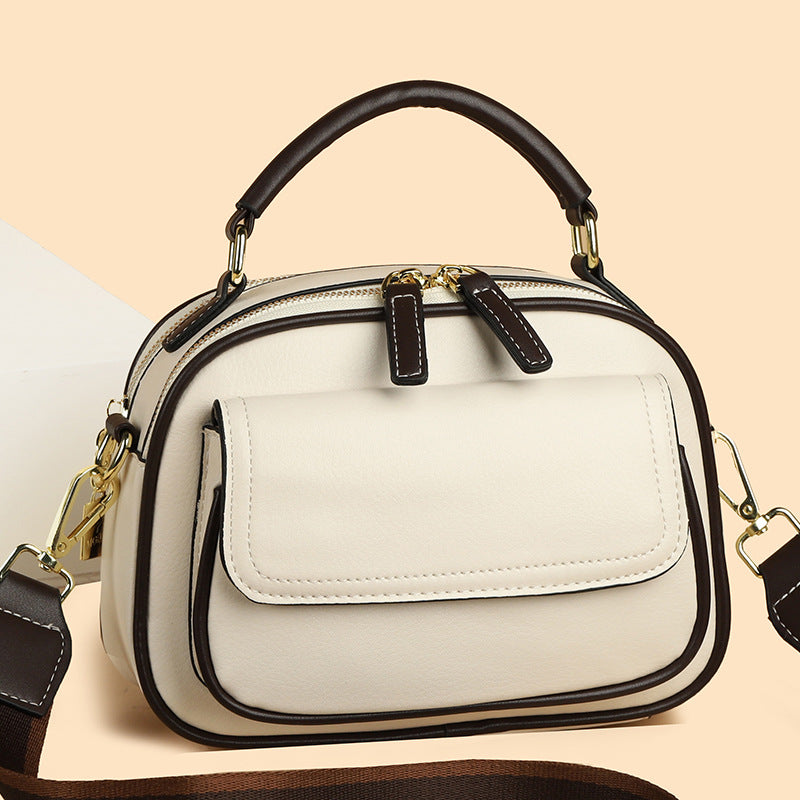【🎊Нови продукти 30% отстъпка】👜Елегантна двупластова чанта през рамо с широка презрамка