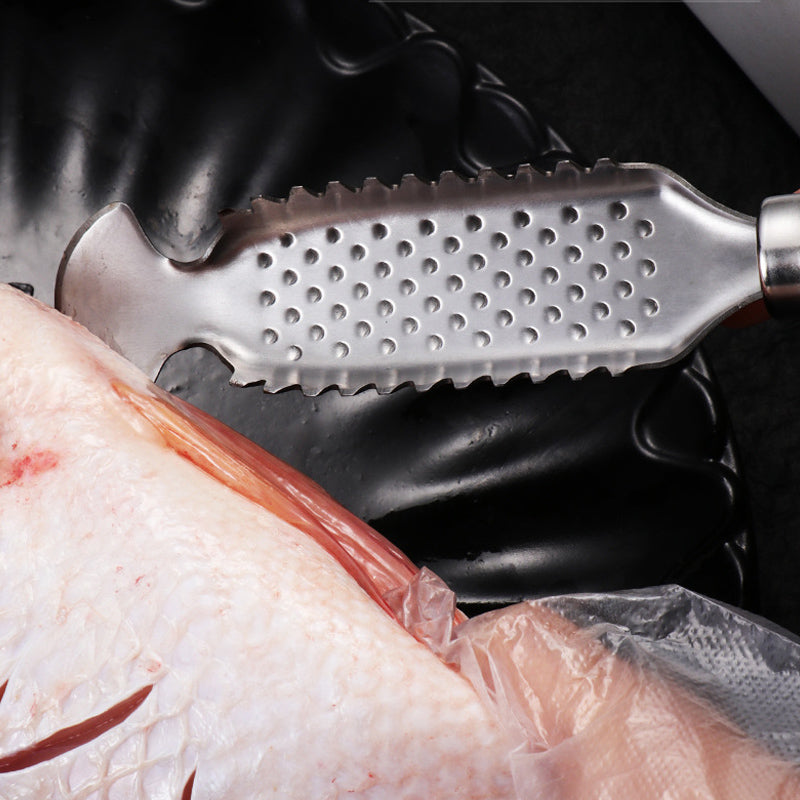 🐟Уред за отстраняване на рибени люспи от неръждаема стомана