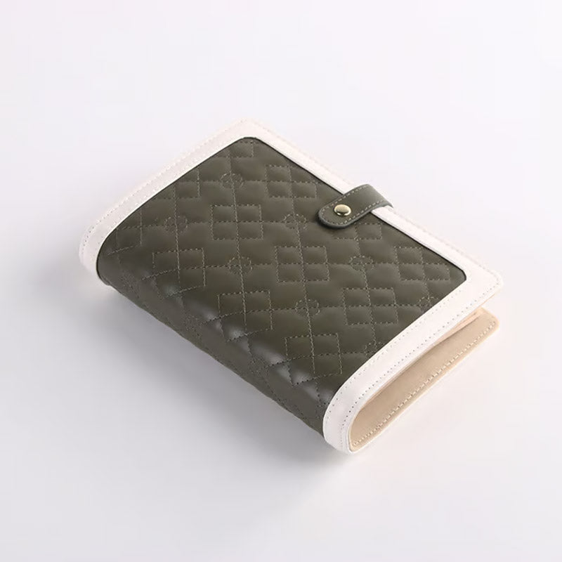 Елегантна преносима чанта за съхранение на бижута с кариран мотив