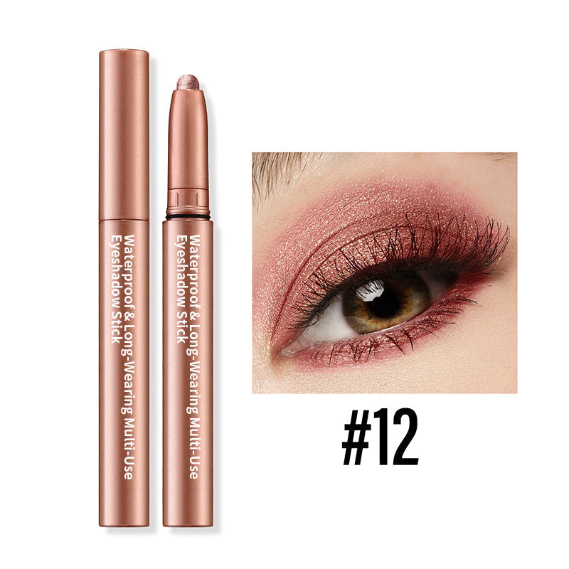 💗Kup 1, a 2 dostaniesz gratis💗Perłowy matowy wielokolorowy rozmazany cień do powiek w kredce