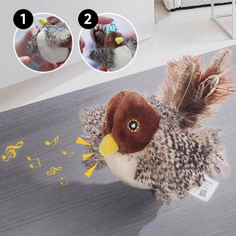 🐱 POSODOBLJENA IGRAČA ZA MAČKE – PTICA, KI ŽVRGOLI🐦