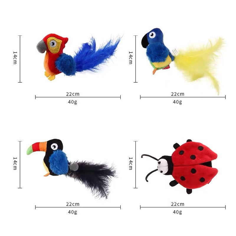 🐱 POSODOBLJENA IGRAČA ZA MAČKE – PTICA, KI ŽVRGOLI🐦