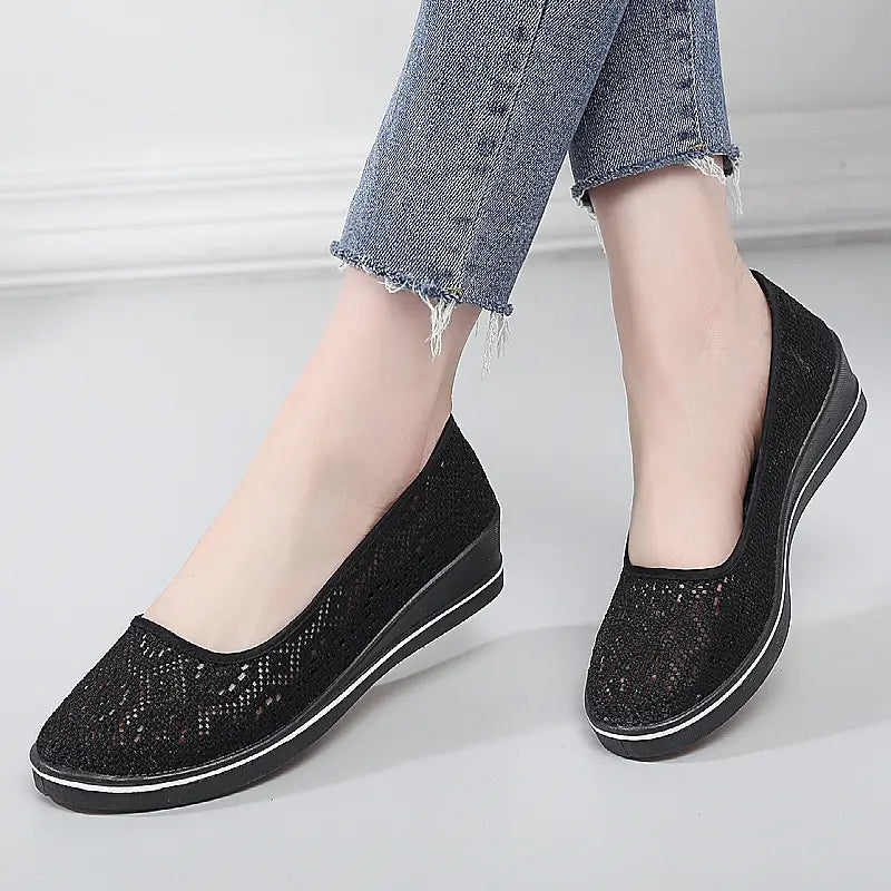 Zapatos de plataforma transpirables y antideslizantes para mujer.-ES