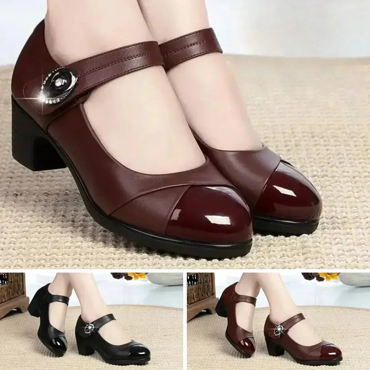 Damskie buty typu Mary Jane w stylu vintage - doskonały komfort i styl retro