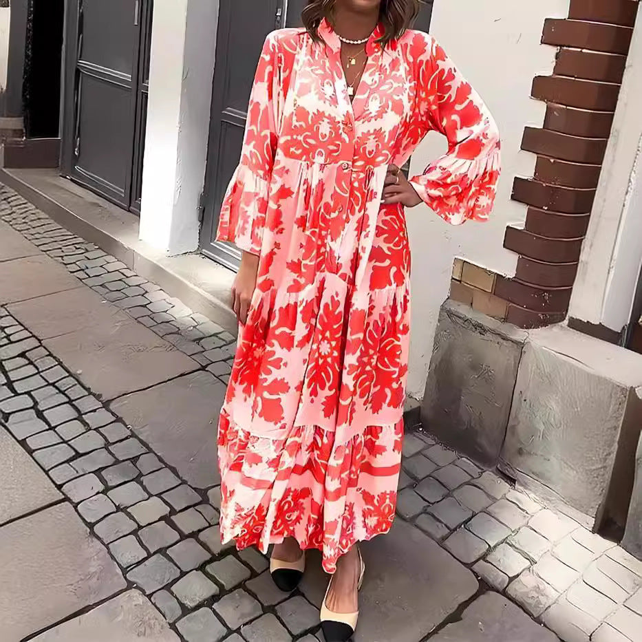 【🌷S-4XL】🌸Damska sukienka z długim rękawem