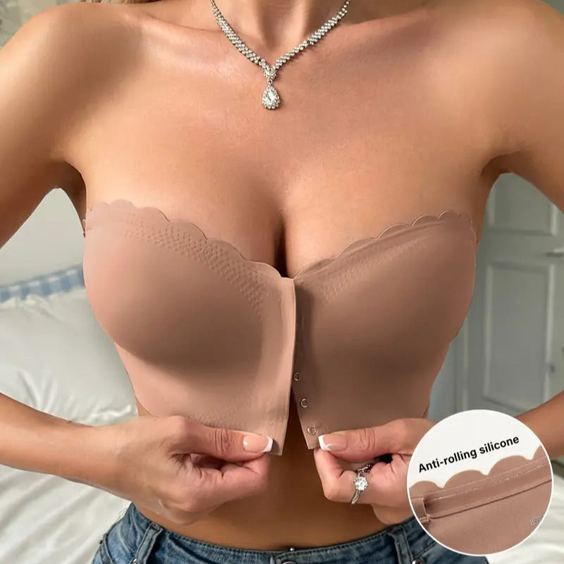 💕Grudnjak bandeau bez naramenica s kopčanjem sprijeda💯-HR