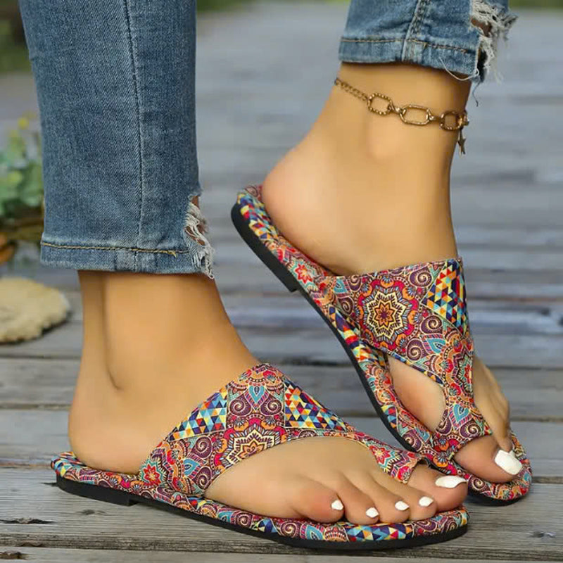 🔥Sandalias planas ortopédicas ligeras para mujer-ES