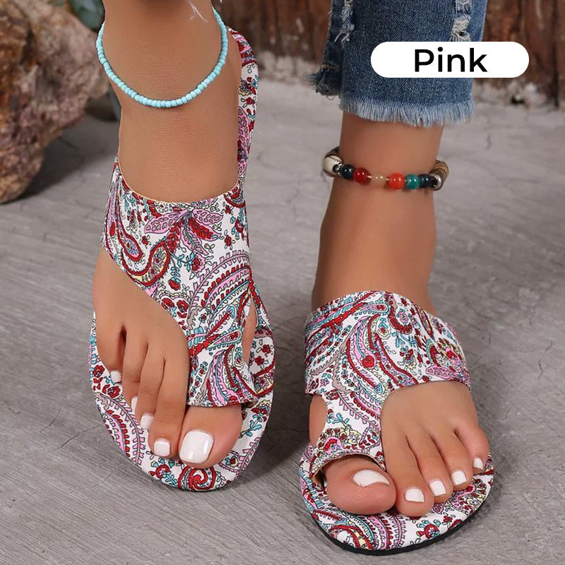 🔥Sandalias planas ortopédicas ligeras para mujer-ES