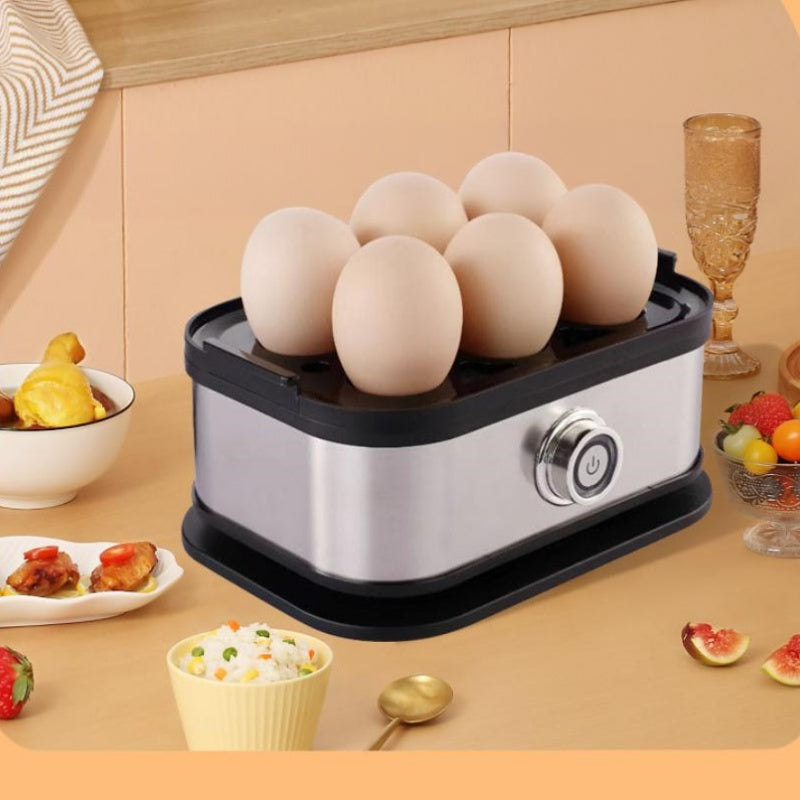 🥚 Πολυλειτουργικός ατμομάγειρας για αυγά με διαφανές καπάκι-GR