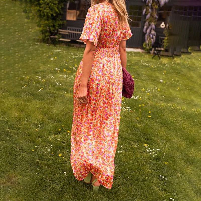 🎉【S-3XL】💃 Słodkie sukienki vintage w kwiaty dla kobiet🌹