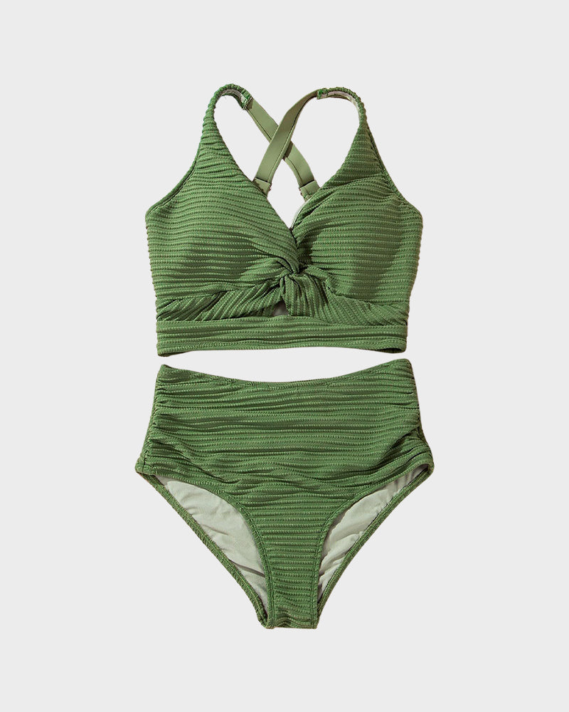 👙Komplet bikinijev z visokim pasom-SI