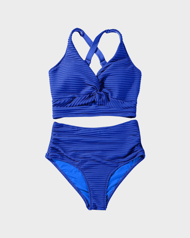 👙Komplet bikinijev z visokim pasom-SI
