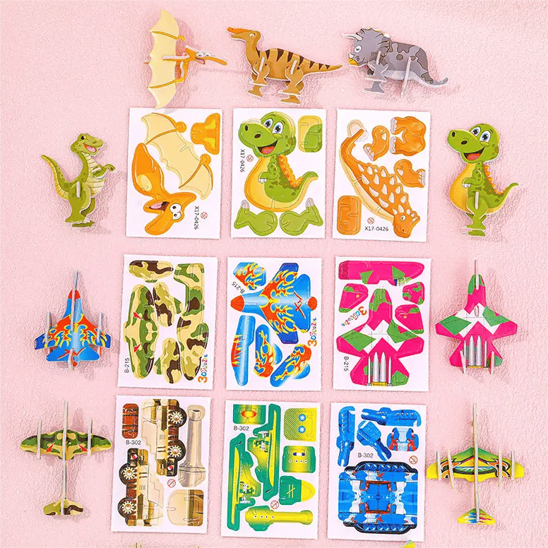 🎁Ostatni dzień promocji - 50% zniżki🔥Edukacyjne puzzle 3D z kreskówek z 2025 roku