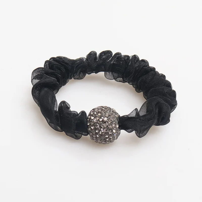 🔥✨Kup 1, a 2 dostaniesz gratis💕Eleganckie gumki do włosów z kryształkami