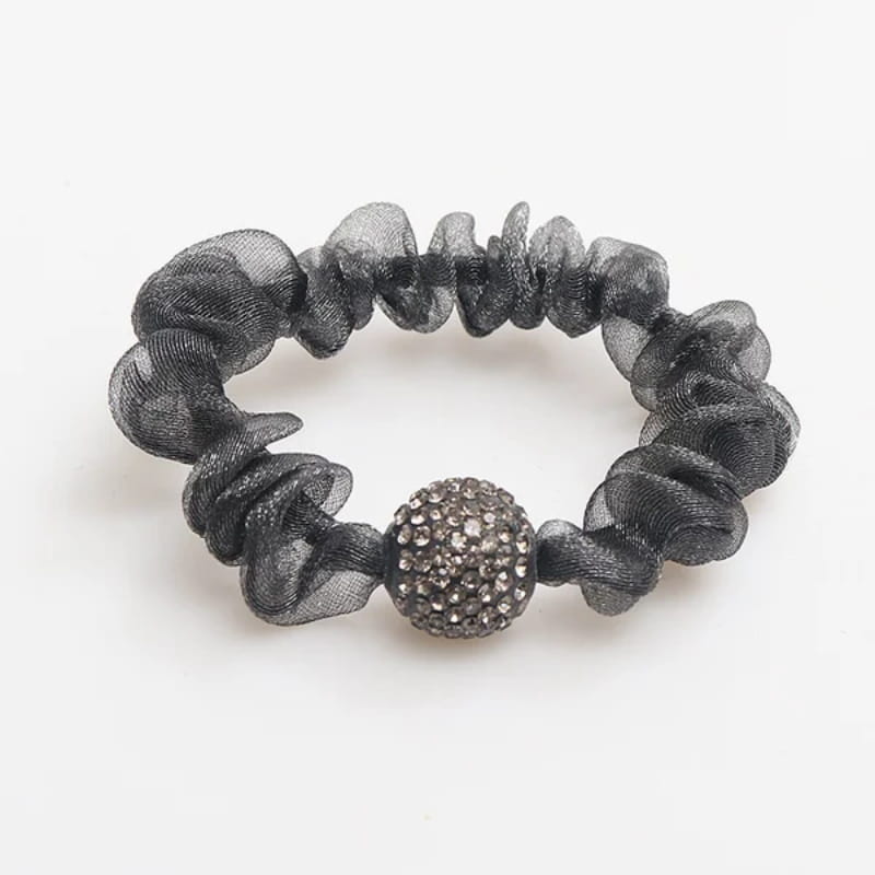 🔥✨Kup 1, a 2 dostaniesz gratis💕Eleganckie gumki do włosów z kryształkami