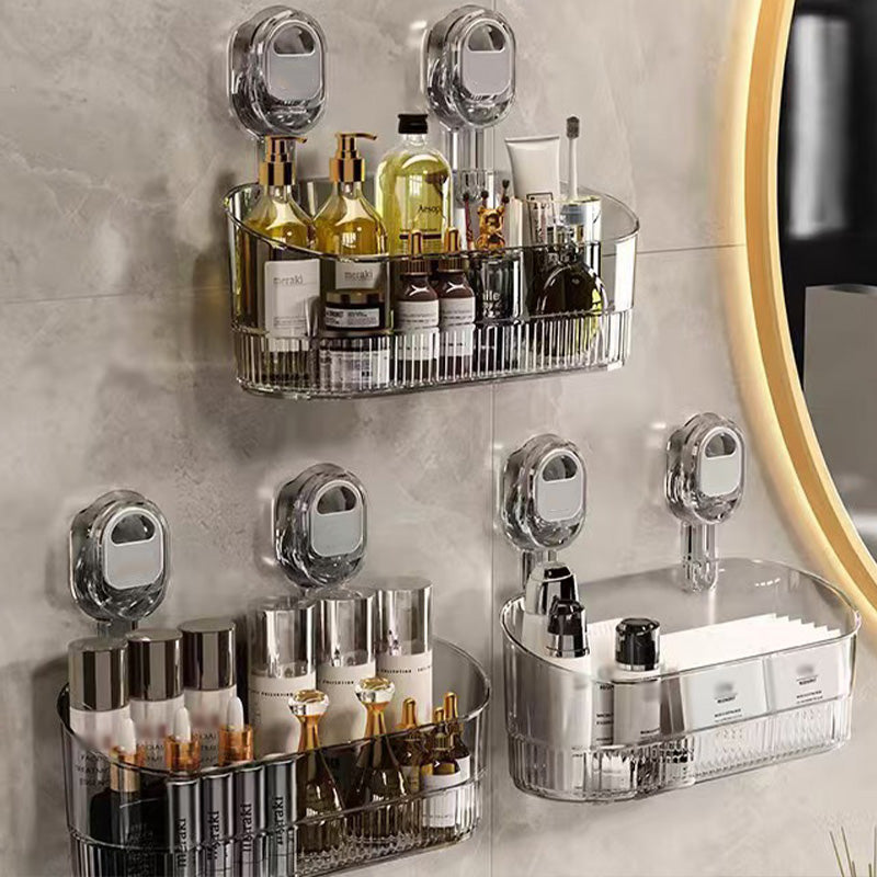 ¡Organizador de pared revolucionario con ventosas! ¡Orden perfecto en la cocina y el baño! 🏠✨-ES