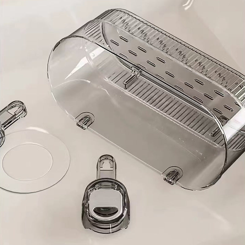 ¡Organizador de pared revolucionario con ventosas! ¡Orden perfecto en la cocina y el baño! 🏠✨-ES