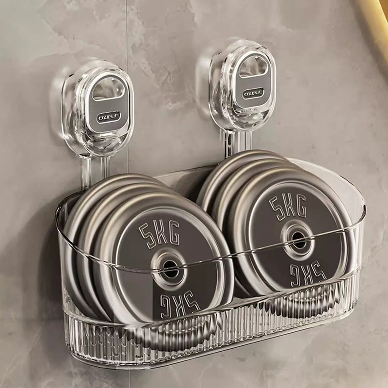 ¡Organizador de pared revolucionario con ventosas! ¡Orden perfecto en la cocina y el baño! 🏠✨-ES