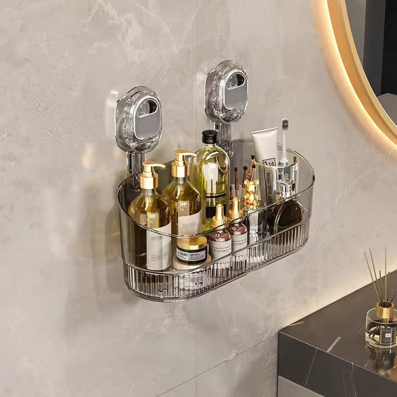 ¡Organizador de pared revolucionario con ventosas! ¡Orden perfecto en la cocina y el baño! 🏠✨-ES