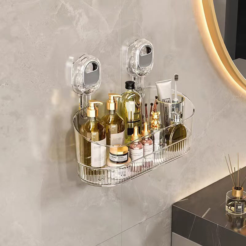 ¡Organizador de pared revolucionario con ventosas! ¡Orden perfecto en la cocina y el baño! 🏠✨-ES