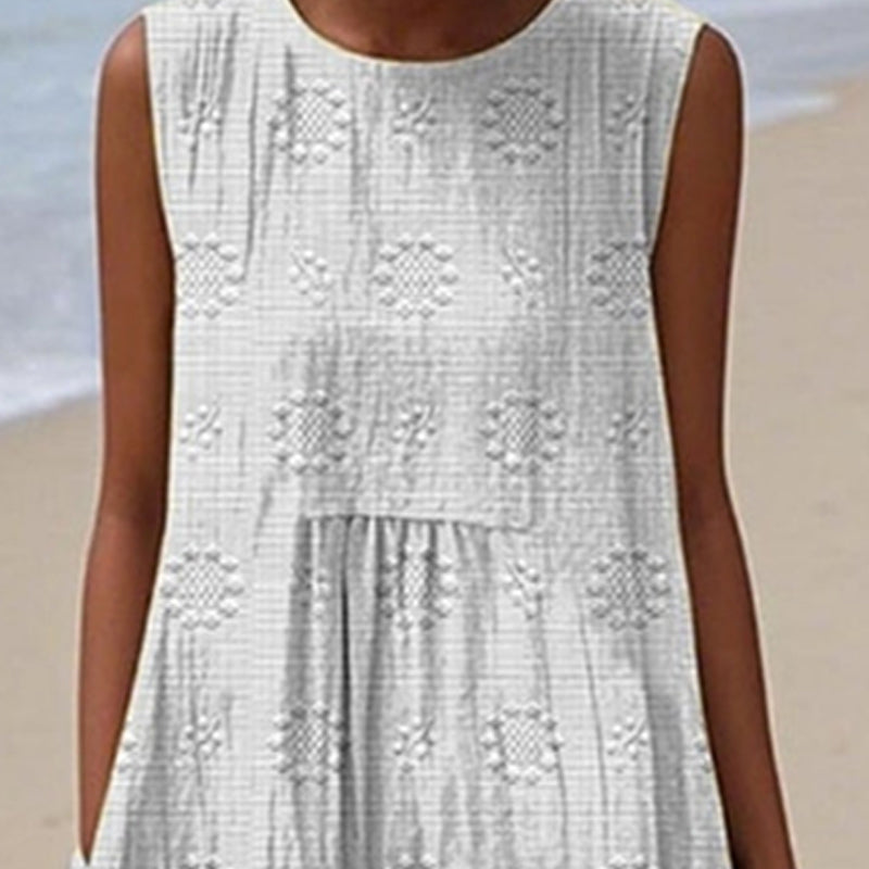 Vestido casual sin mangas para mujer-ES