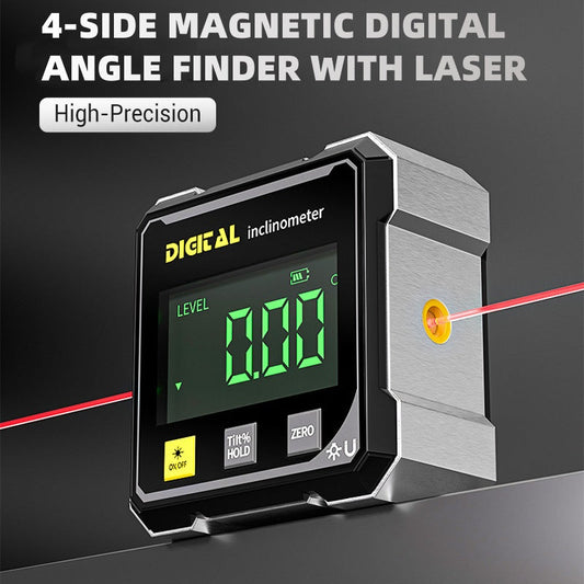 Escáner láser digital magnético de ángulo de 4 lados-ES