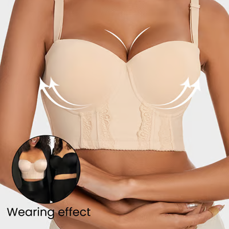 🌞Promociones de Verano🔥Sujetador de mujer de tiro bajo con tirantes extraíbles-ES