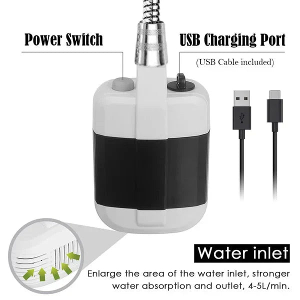 🚿USB преносим външен душ Количество
