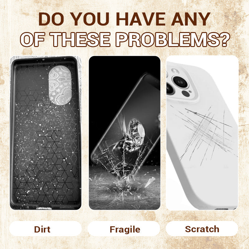 Twarde etui Vintage Rust na iPhone'a