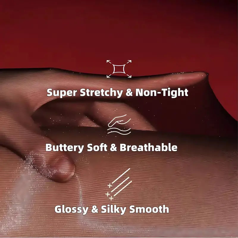 ✨Medias brillantes y transparentes para mujer-ES