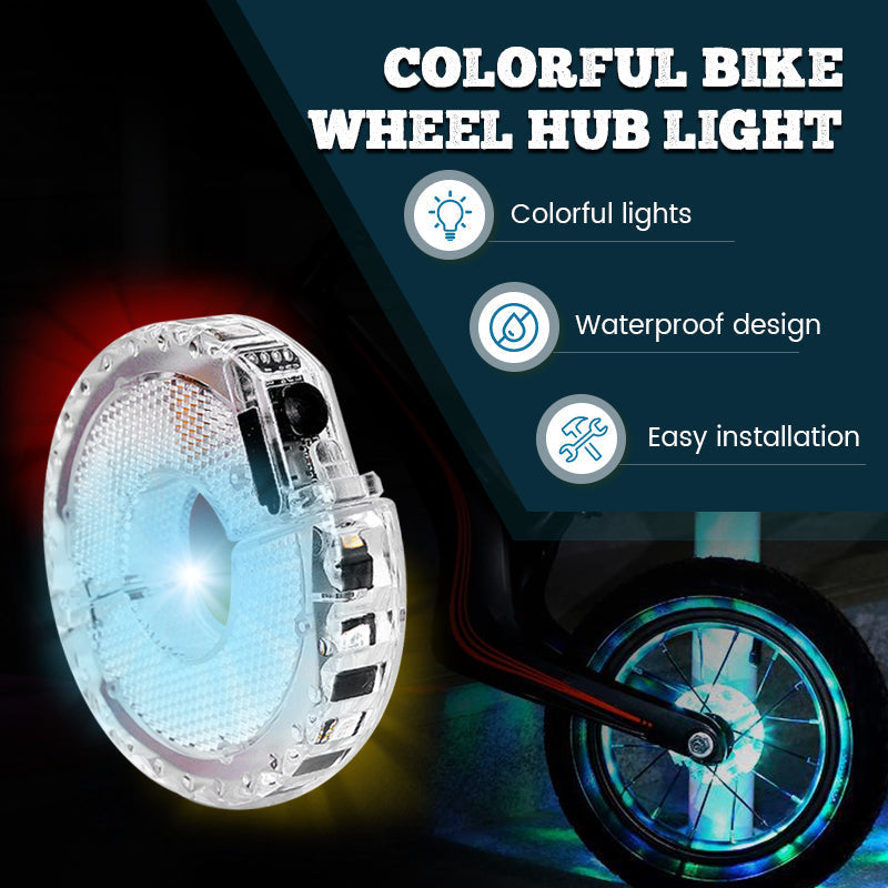 🌈 Цветна лампичка за главина на велосипед 🚴‍♂️💡