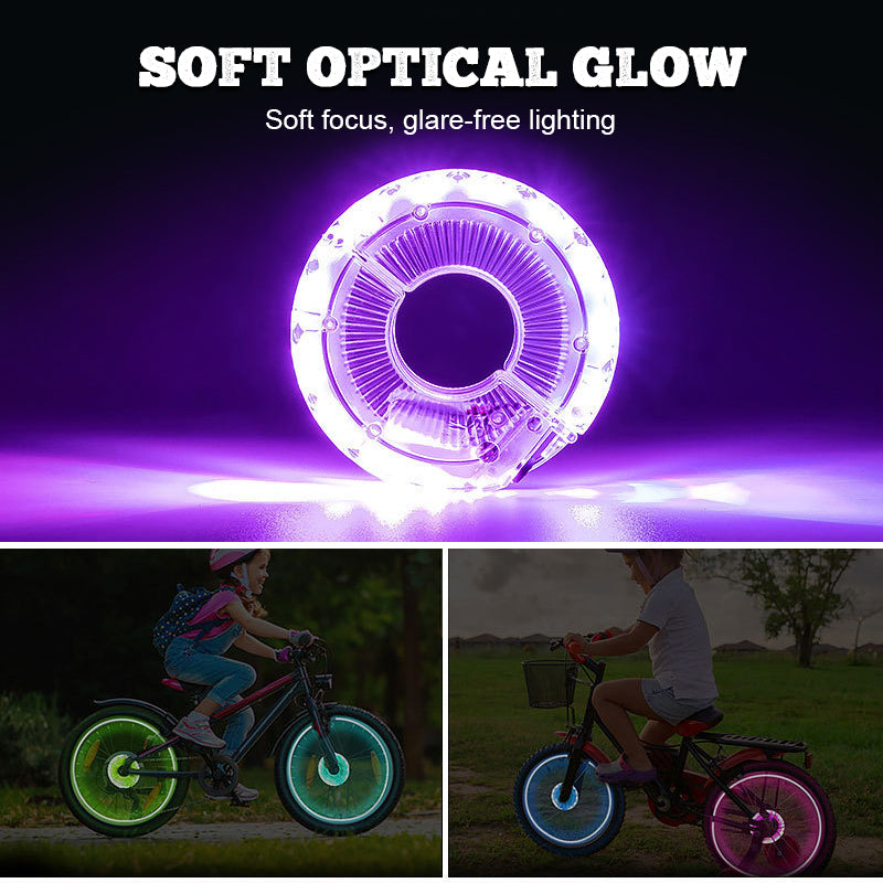 🌈 Цветна лампичка за главина на велосипед 🚴‍♂️💡