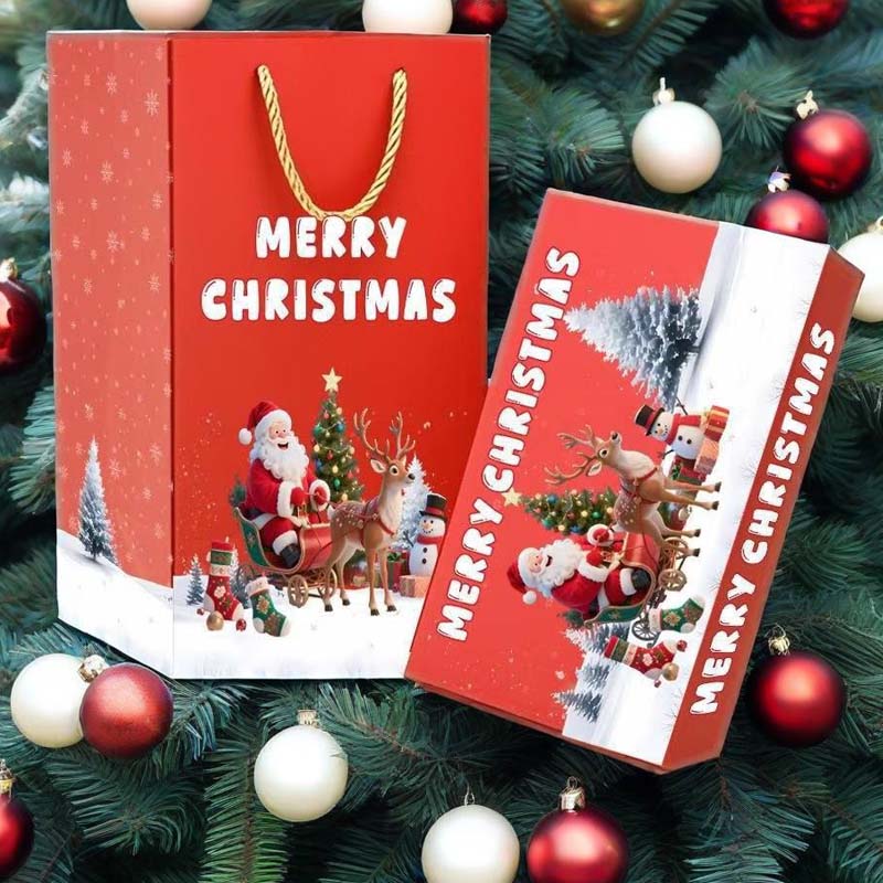 🎅 Уникална сгъваема коледна подаръчна кутия🎄✨