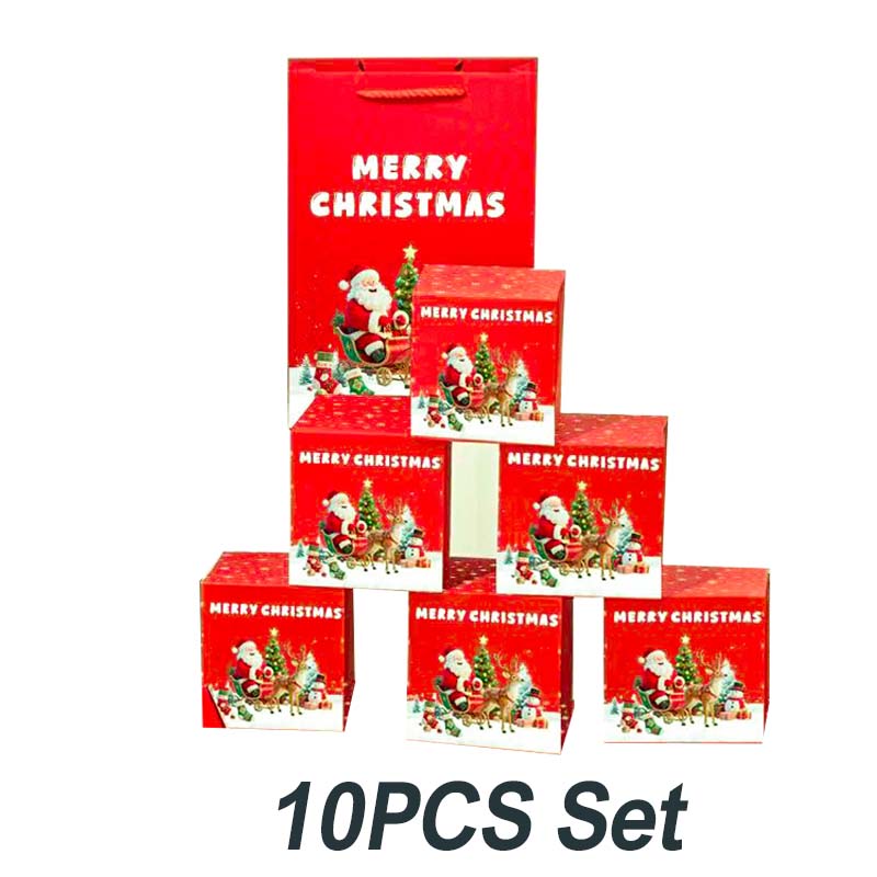 🎅 Уникална сгъваема коледна подаръчна кутия🎄✨