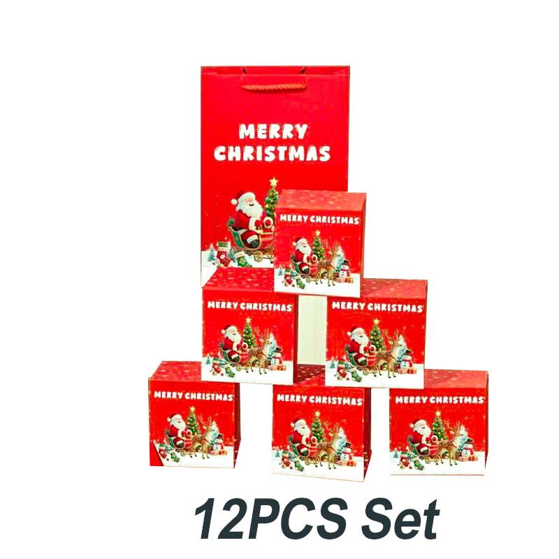 🎅 Уникална сгъваема коледна подаръчна кутия🎄✨