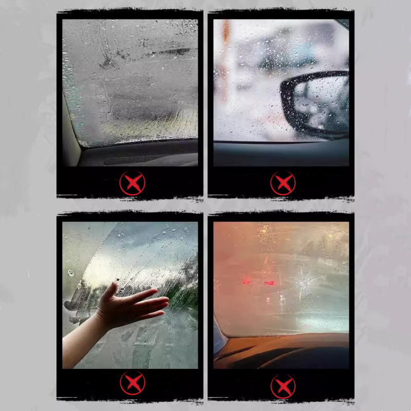 Spray przeciwmgielny do szyb wewnętrznych samochodu i domu