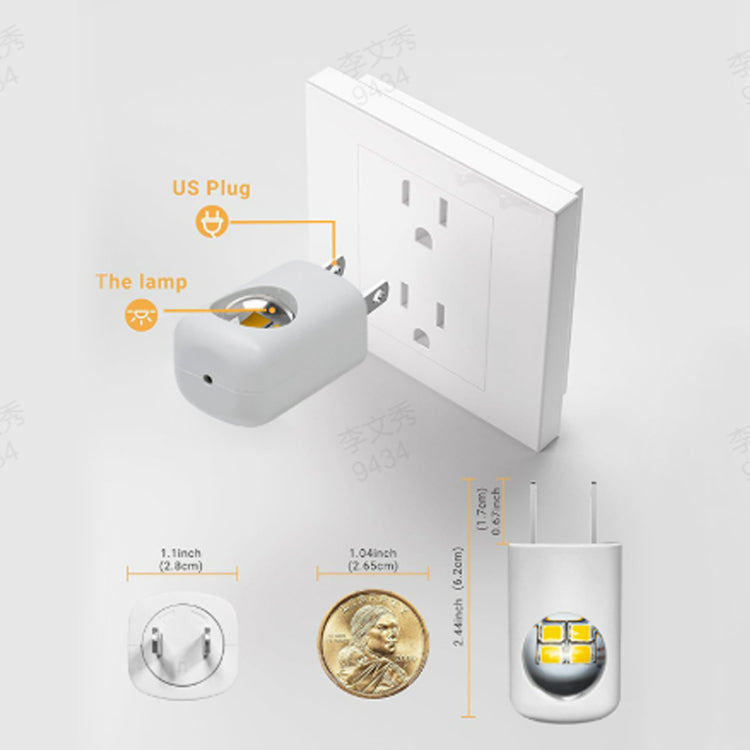 ⚡Умна LED нощна лампа с автоматичен контрол на яркостта